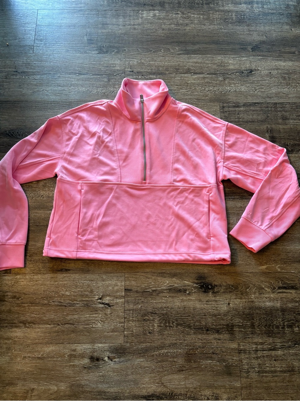 Athleta Pink  Half-Zip Jacket